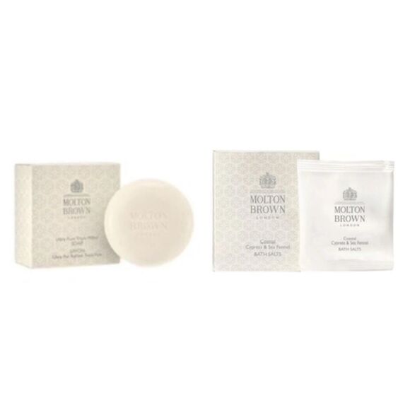 Molton Brown Ivory Soap Bar & Bath Salts - Picture 1 of 4